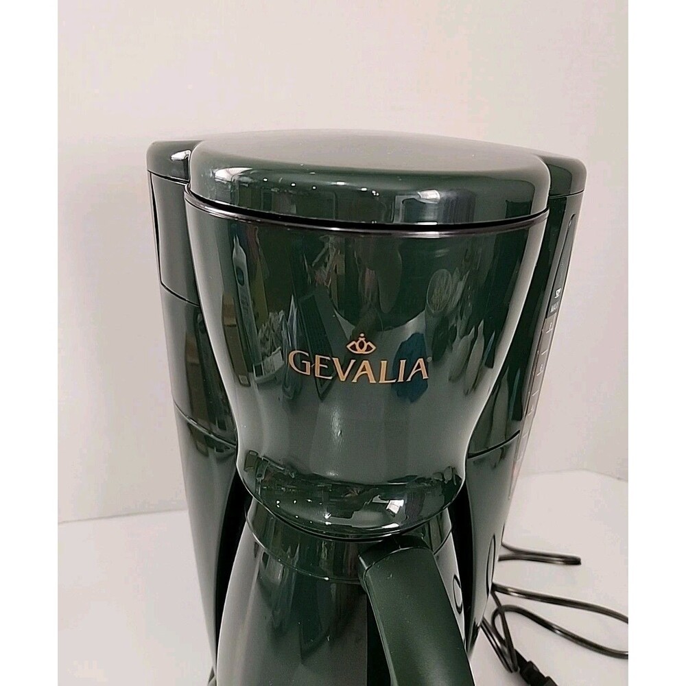 Gevalia Kaffe C60-BC 8 Cup Coffee Maker Green Thermal Carafe Drip Brew w/ Filter - Picture 7 of 10